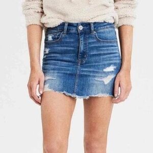Denim Mini Skirt